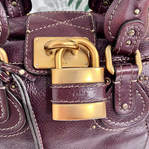 Chloé Dark Brown Large Paddington Satchel Bag