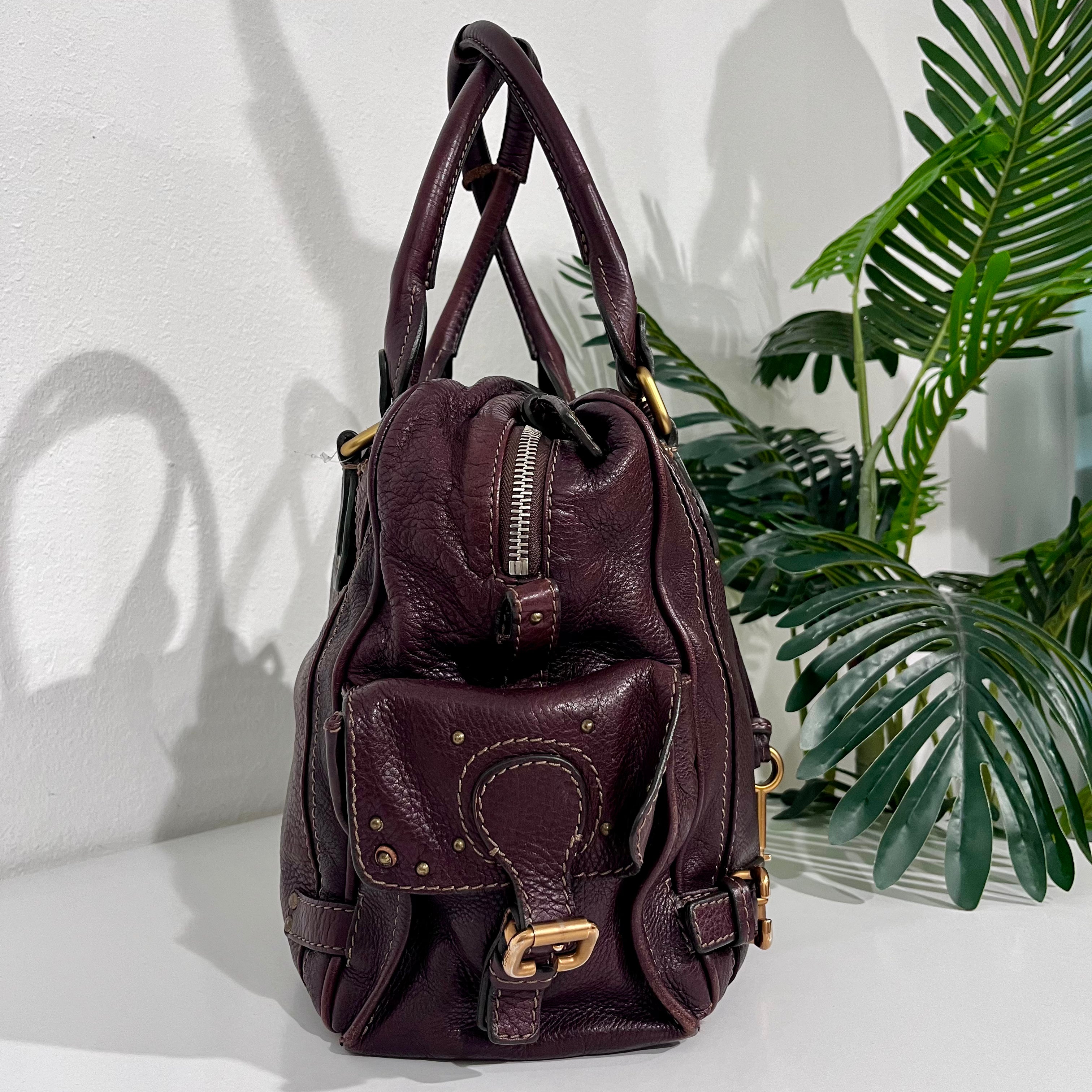 Chloé Dark Brown Large Paddington Satchel Bag