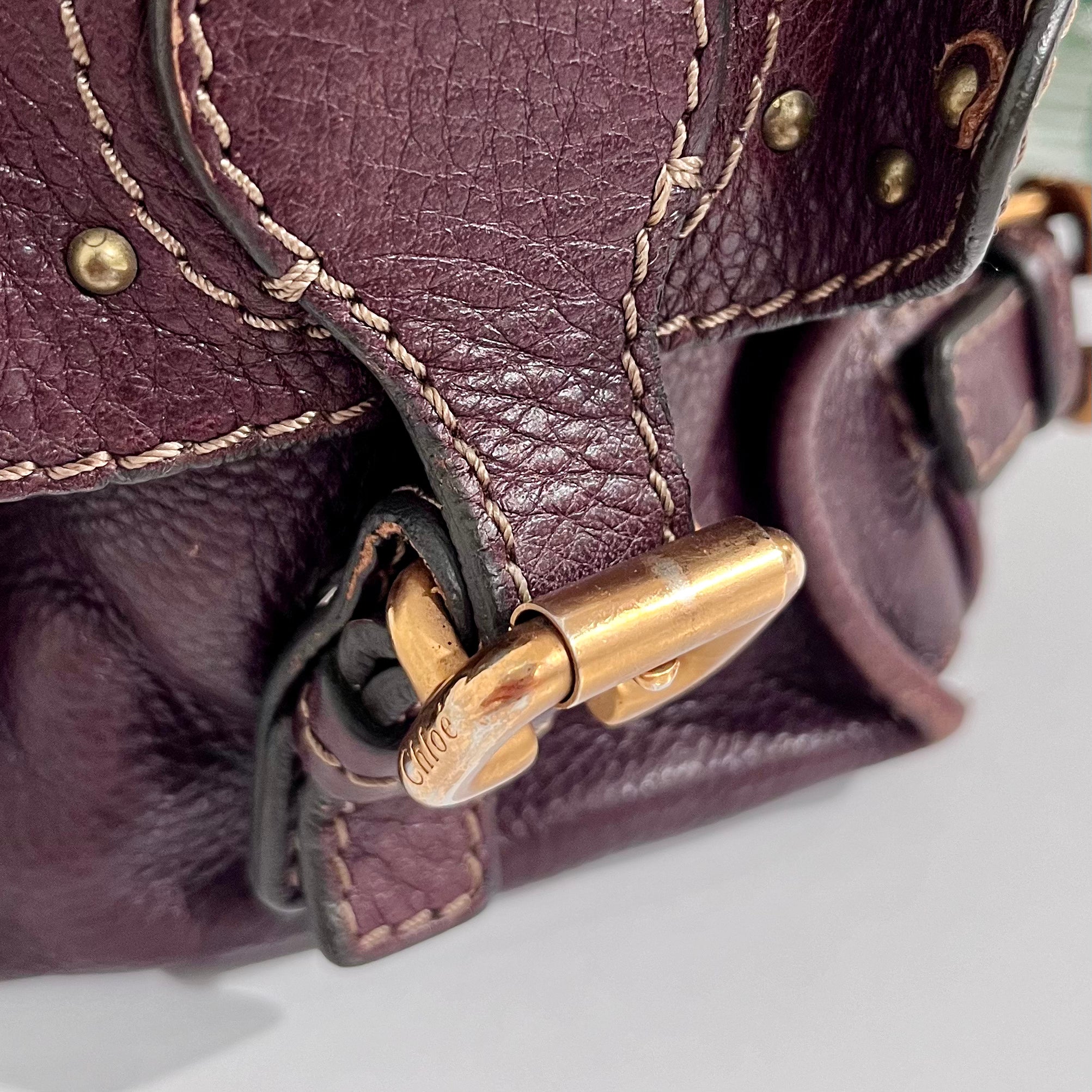 Chloé Dark Brown Large Paddington Satchel Bag