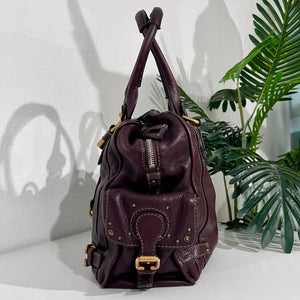 Chloé Dark Brown Large Paddington Satchel Bag