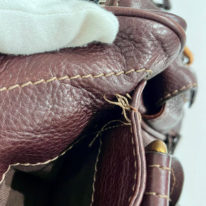Chloé Dark Brown Large Paddington Satchel Bag