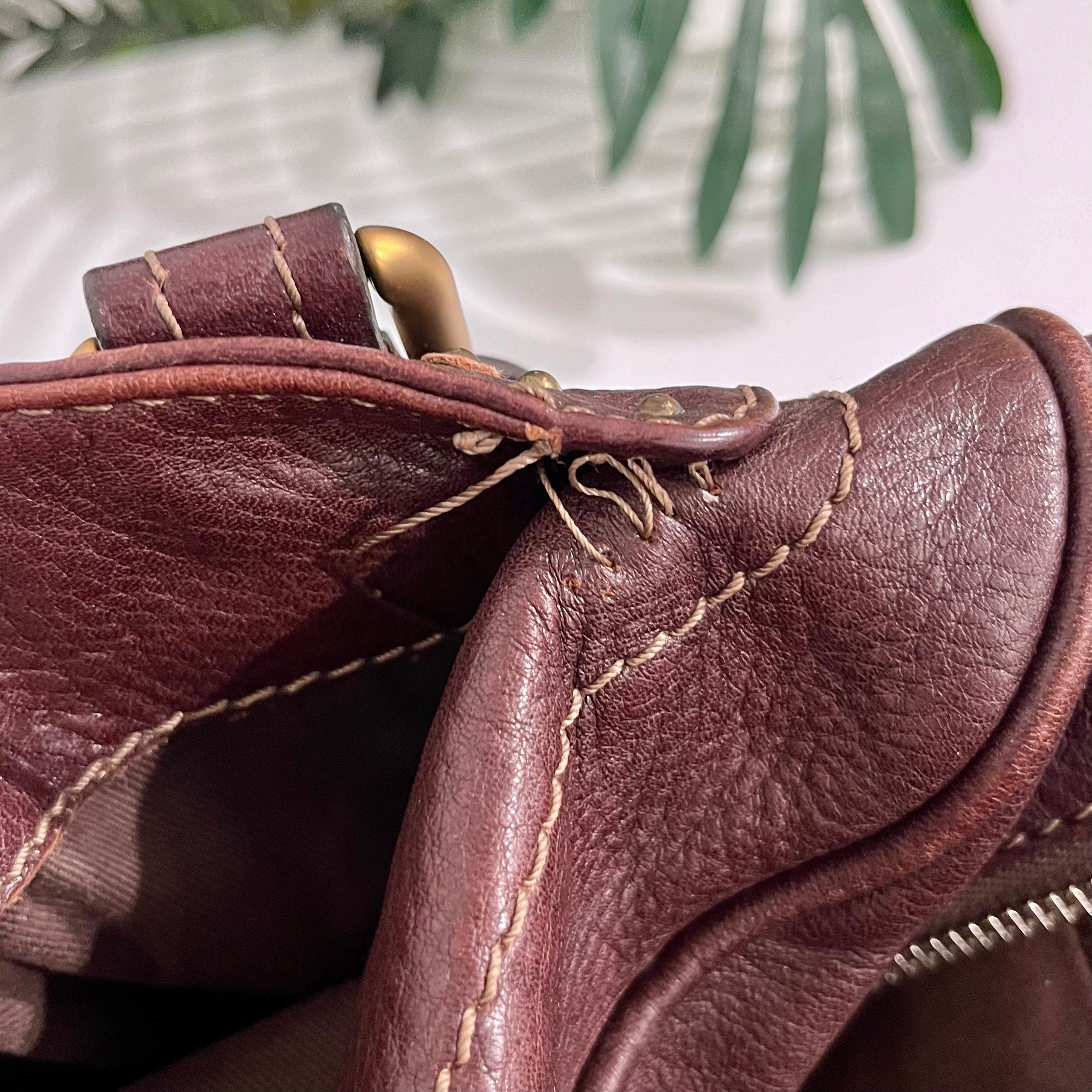 Chloé Dark Brown Large Paddington Satchel Bag