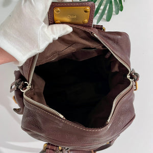 Chloé Dark Brown Large Paddington Satchel Bag