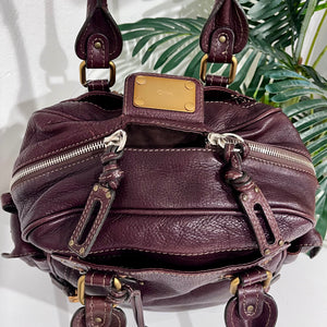 Chloé Dark Brown Large Paddington Satchel Bag