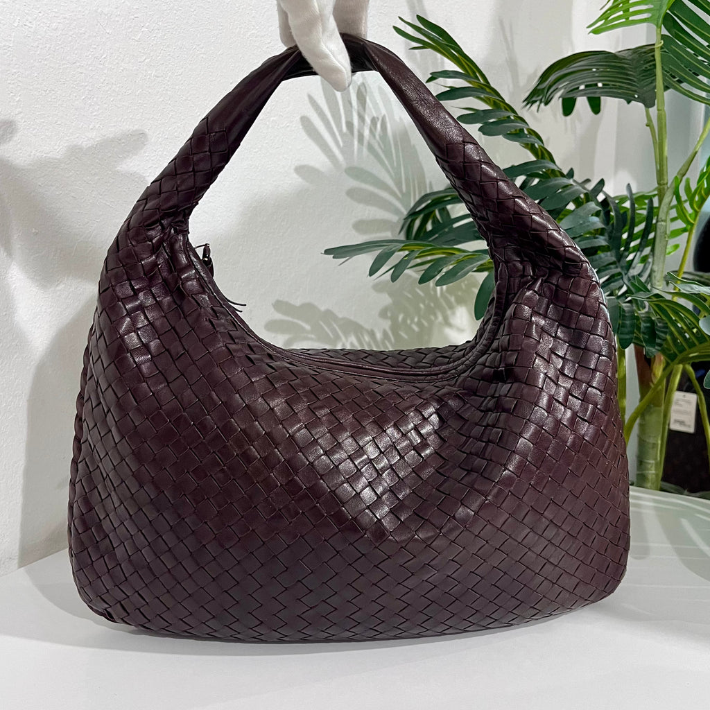 Bottega Veneta Small Brown Intrecciato Veneta Hobo Bag - For Valeria