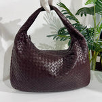 Bottega Veneta Small Brown Intrecciato Veneta Hobo Bag - For Valeria