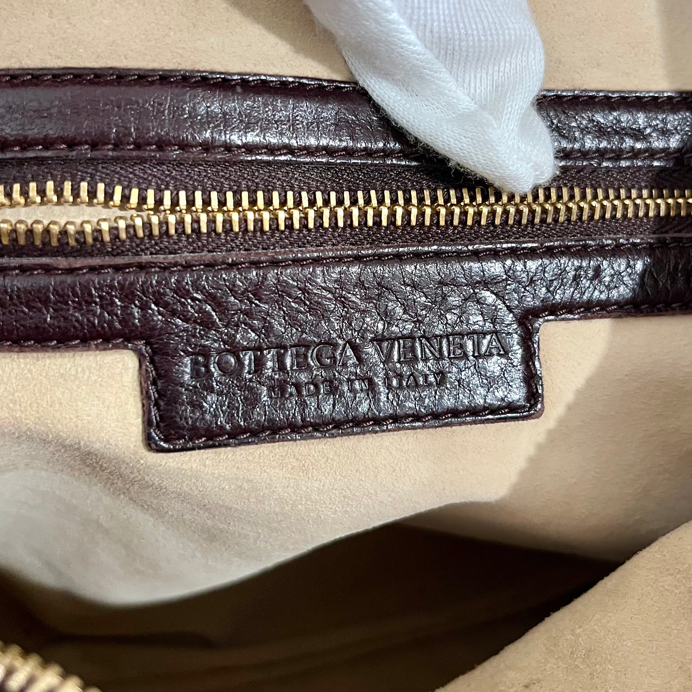 Bottega Veneta Small Brown Intrecciato Veneta Hobo Bag - For Valeria