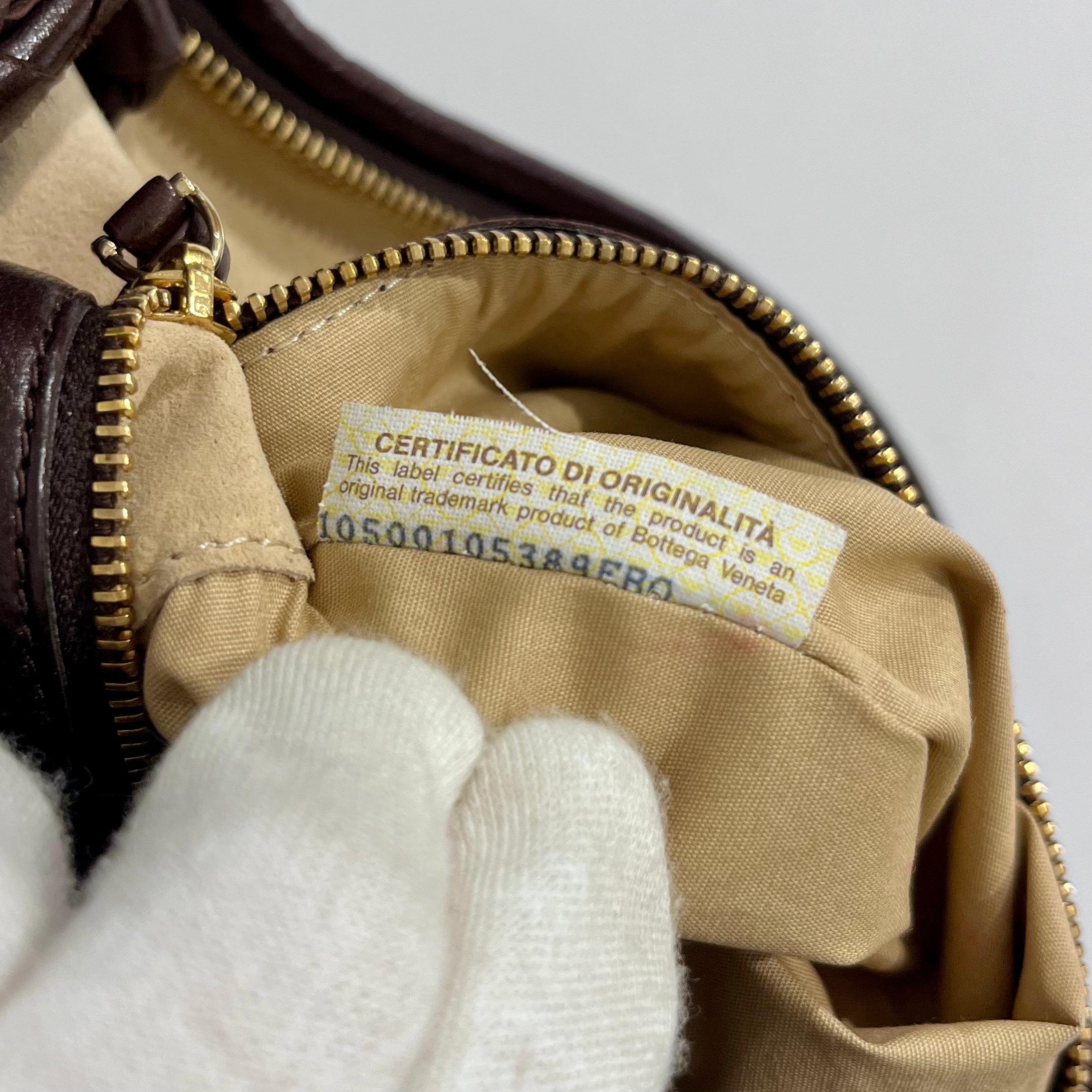 Bottega Veneta Small Brown Intrecciato Veneta Hobo Bag - For Valeria