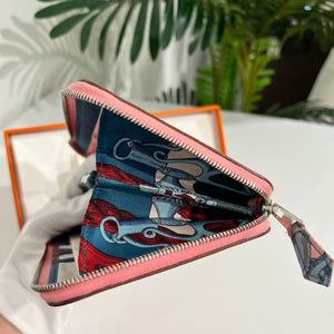 Hermés Pink Silk'In Classique Long Wallet