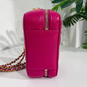 Chanel 2022 Fuchsia Twist Your Buttons Mini Bag