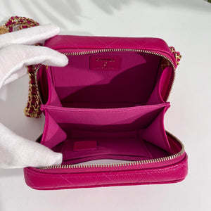 Chanel 2022 Fuchsia Twist Your Buttons Mini Bag