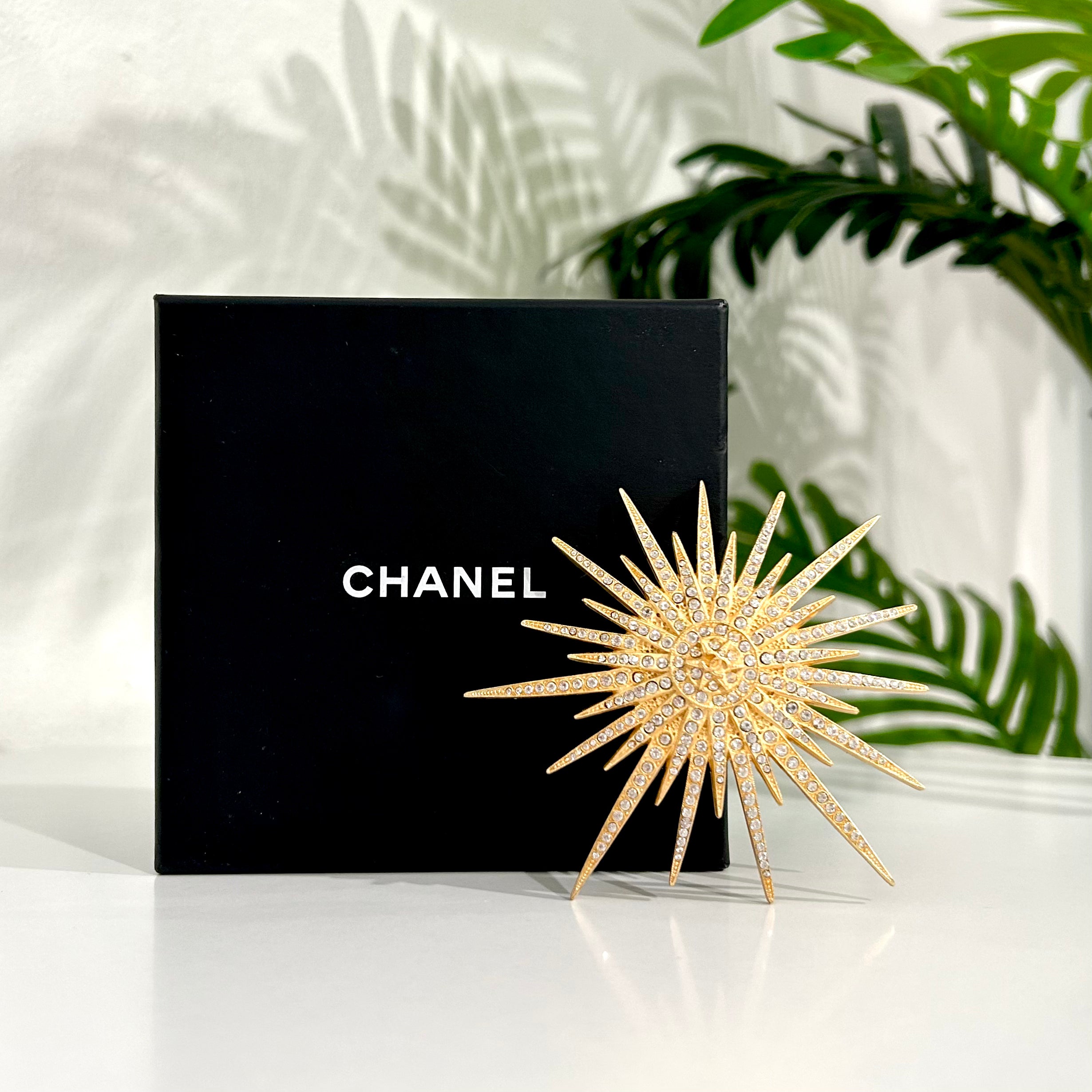 Chanel Vintage Starburst Brooch