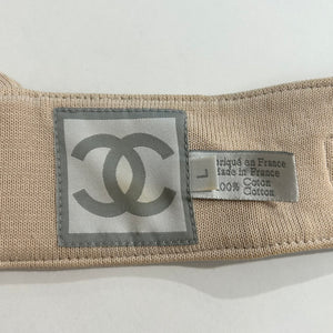Chanel Vintage Beige Visor