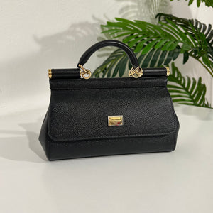 D&G Black Mini Sicily Bag