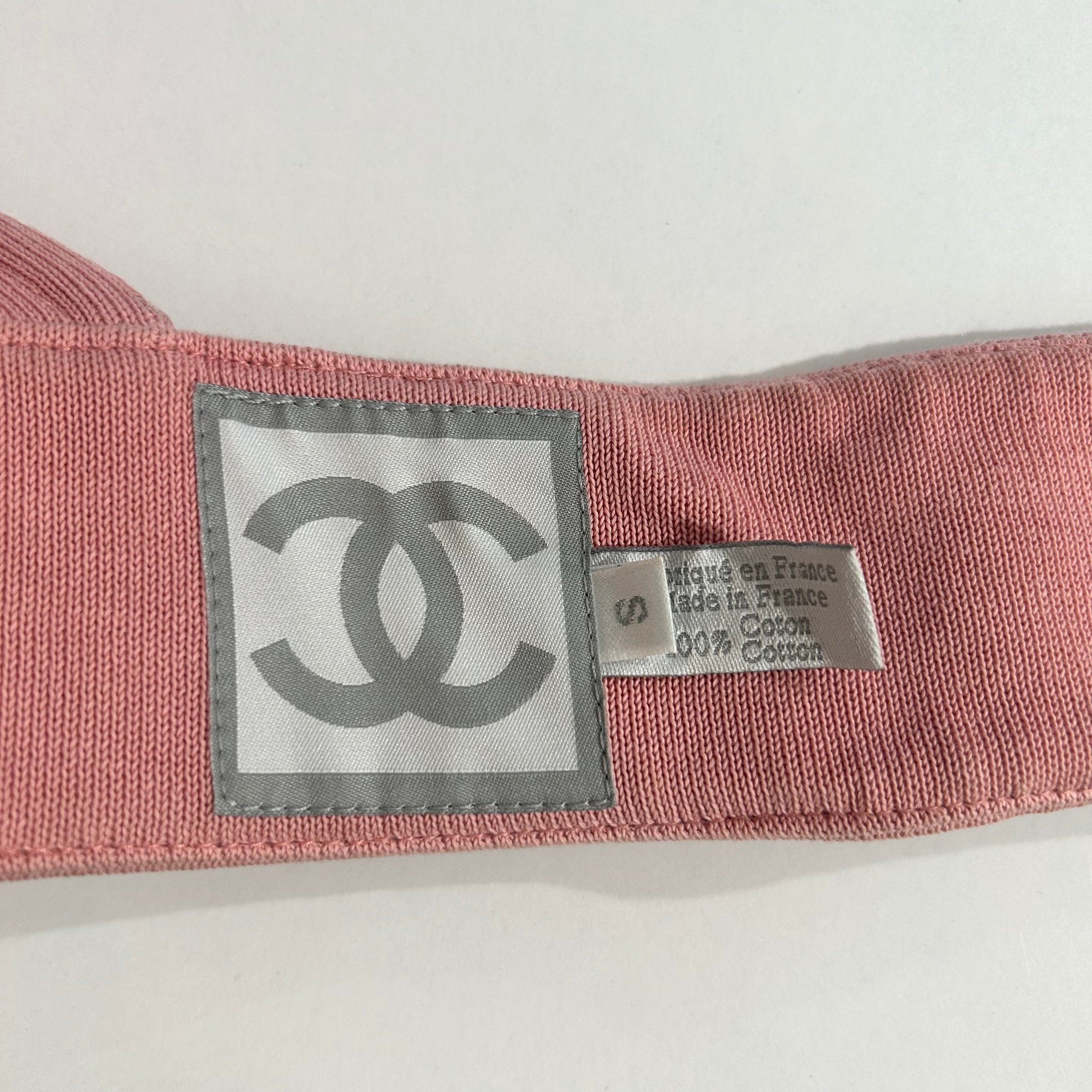 Chanel Vintage Pink Visor