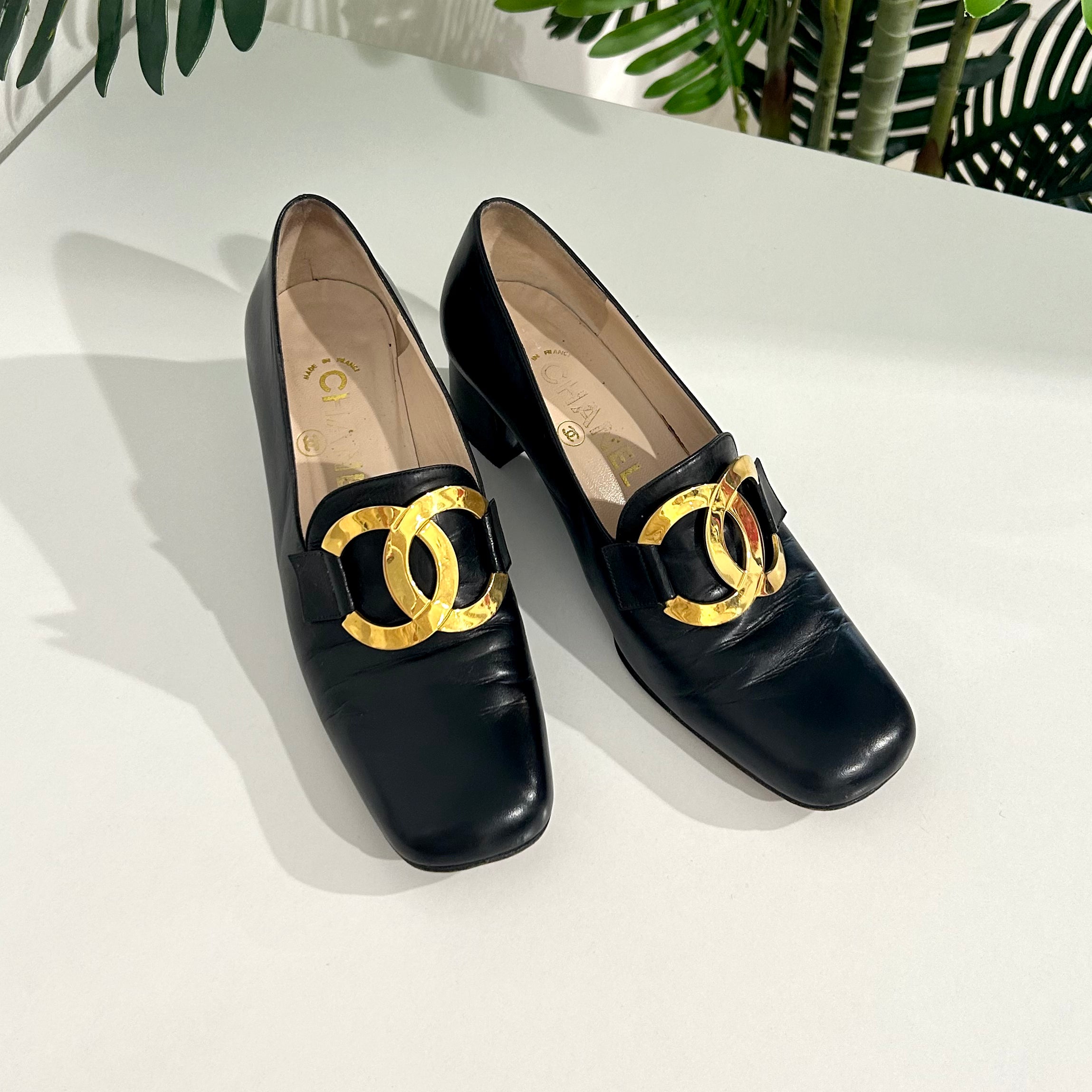 Chanel Jumbo CC Heels