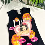 Dior Heart Graphic Tank Top
