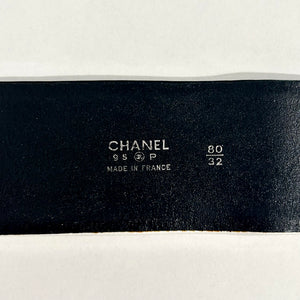 Chanel 1995 Black & White Belt