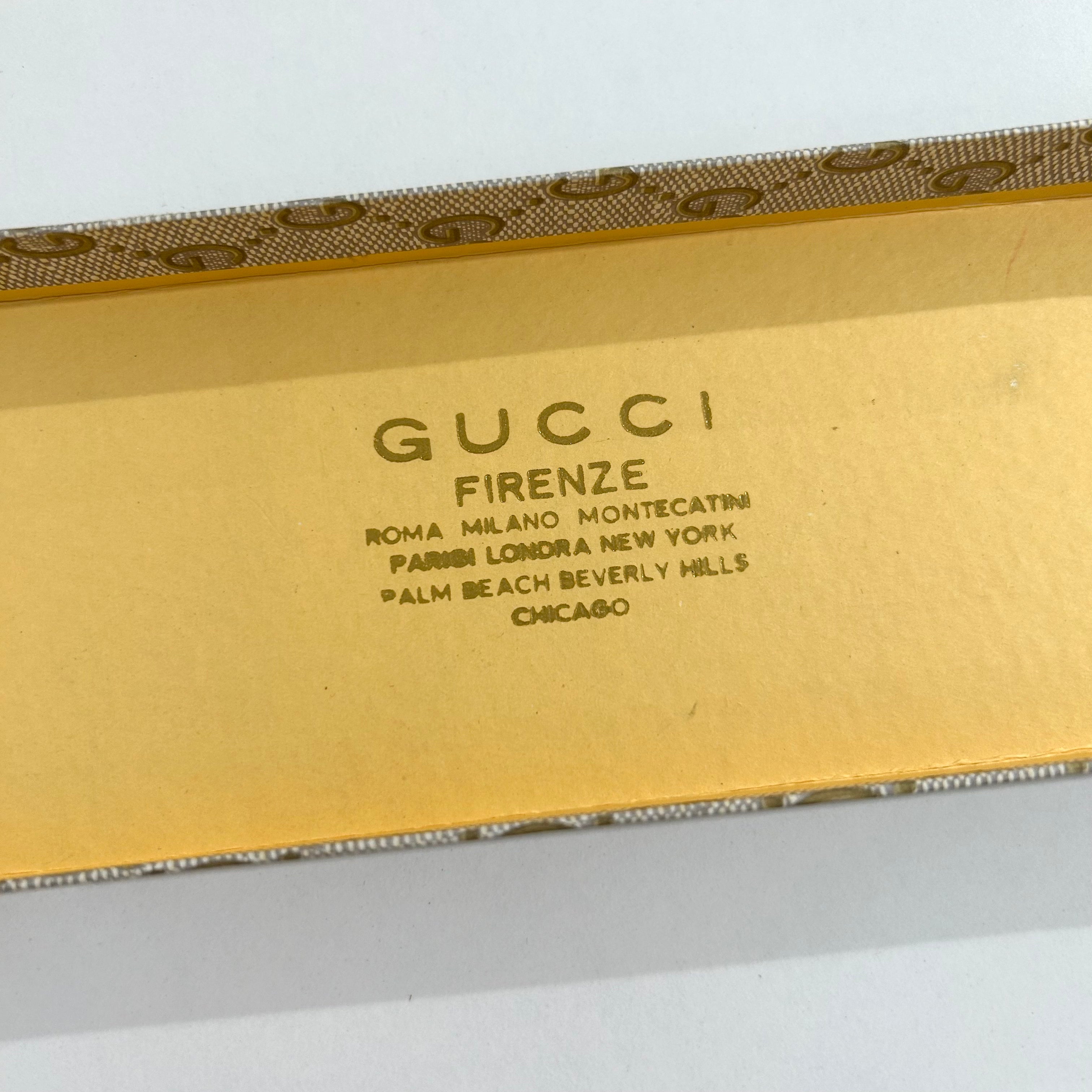 Gucci Vintage Gold G Link Belt