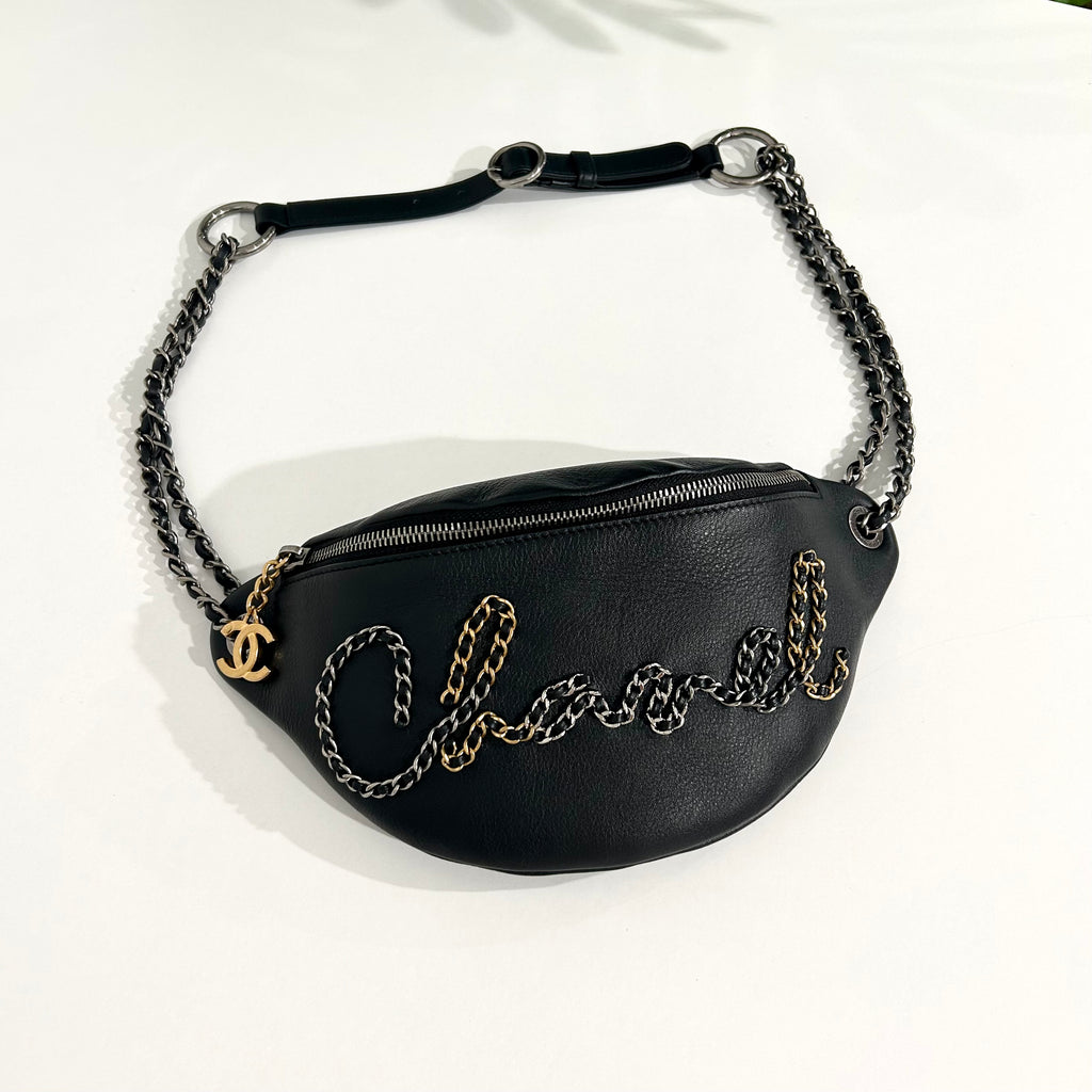 Chanel Written in Chains Belt Bag