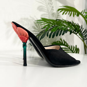 Prada sales flower heels