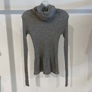 Chanel Grey Turtleneck Sweater