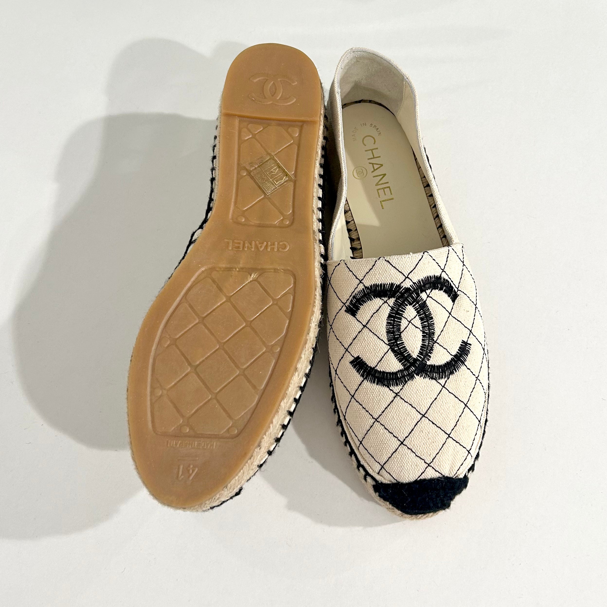 Chanel CC Espadrilles size 41