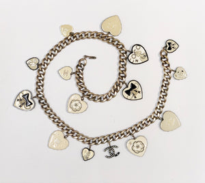 Chanel Heart Charm Belt or Necklace