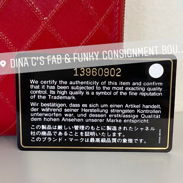 NEW Chanel Red Travel Wallet