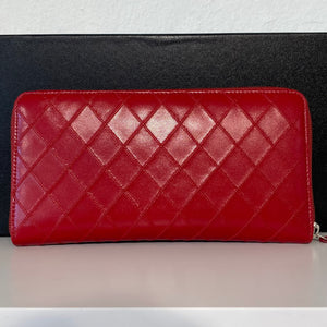 NEW Chanel Red Travel Wallet