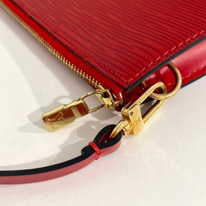 Louis Vuitton Red Epi Pochette Accessories 21