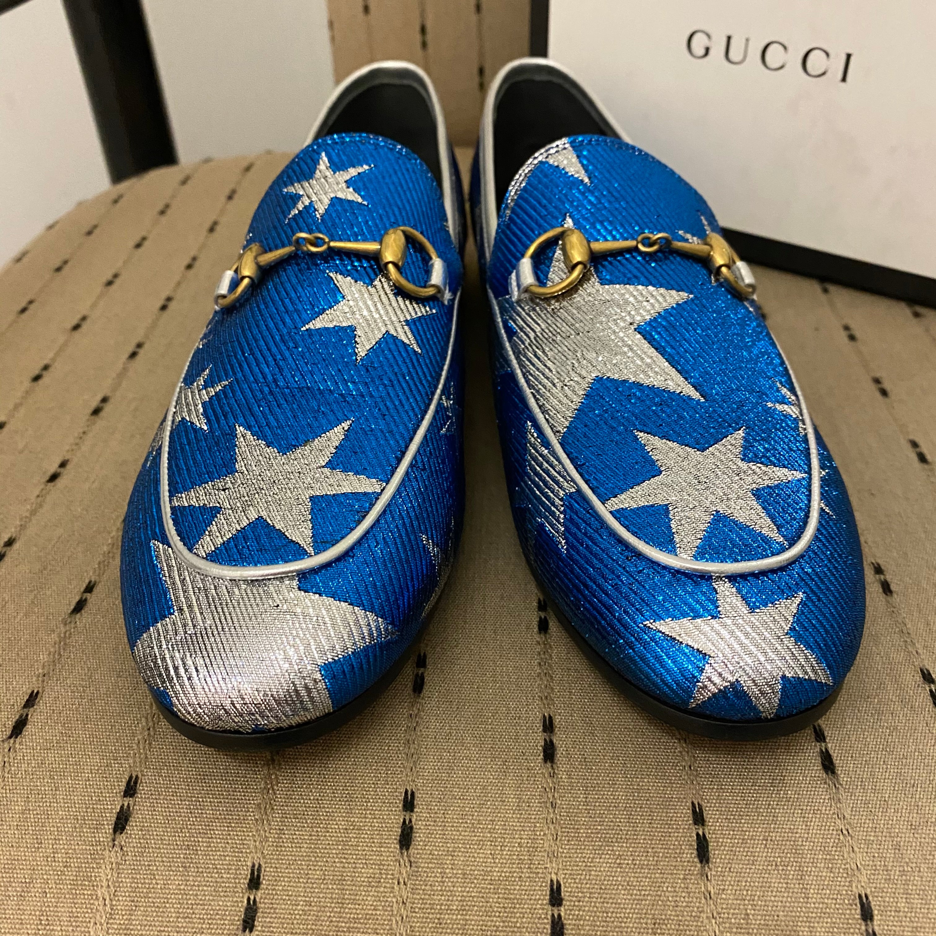Gucci Star Lurex Jordaan Shoes
