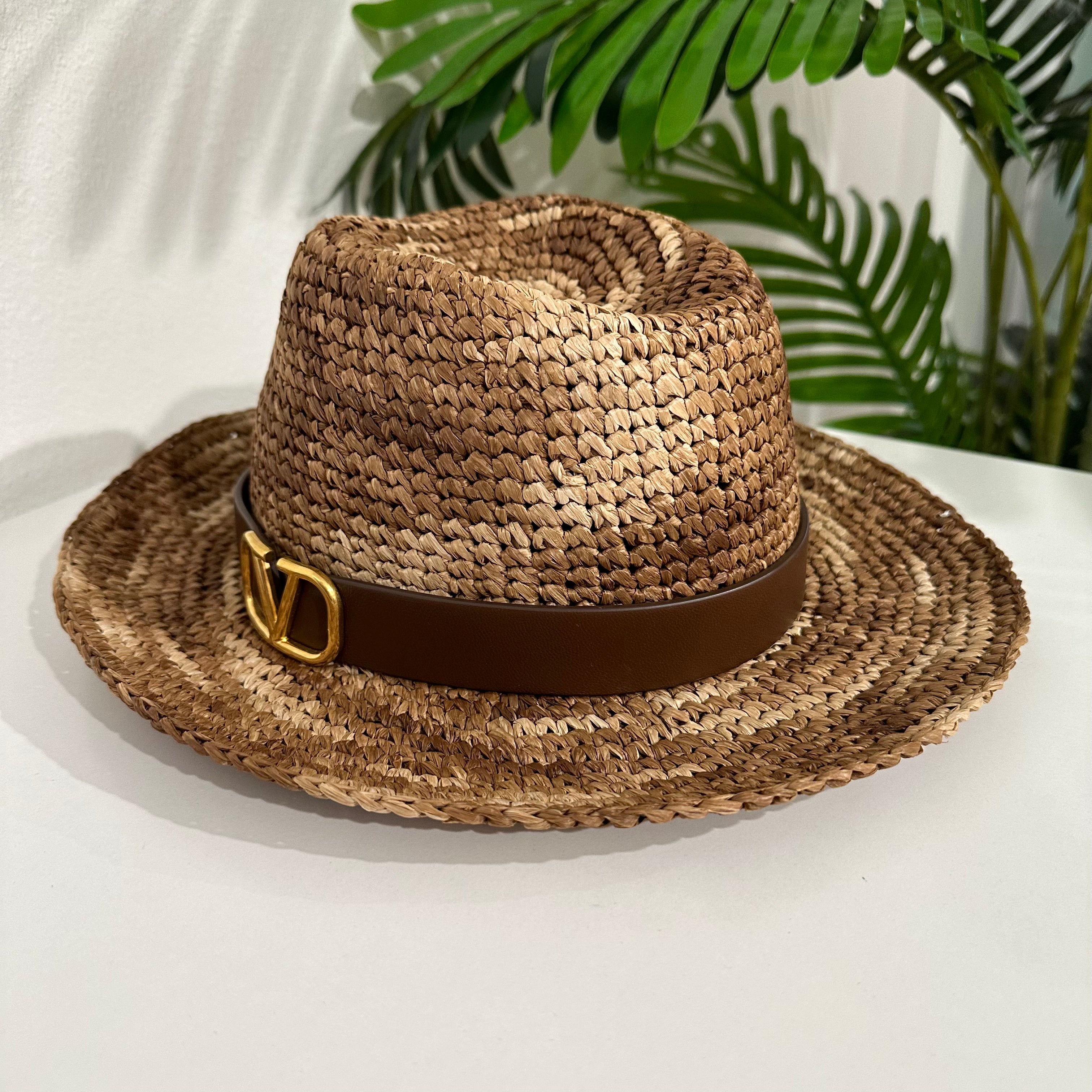 Valentino VLogo Woven Hat