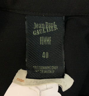 Jean Paul Gaultier Femme Black Tiered Handkerchief Skirt