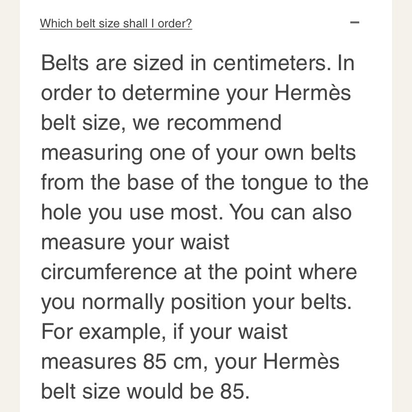 Hermes Chaine D’Ancre Belt Kit