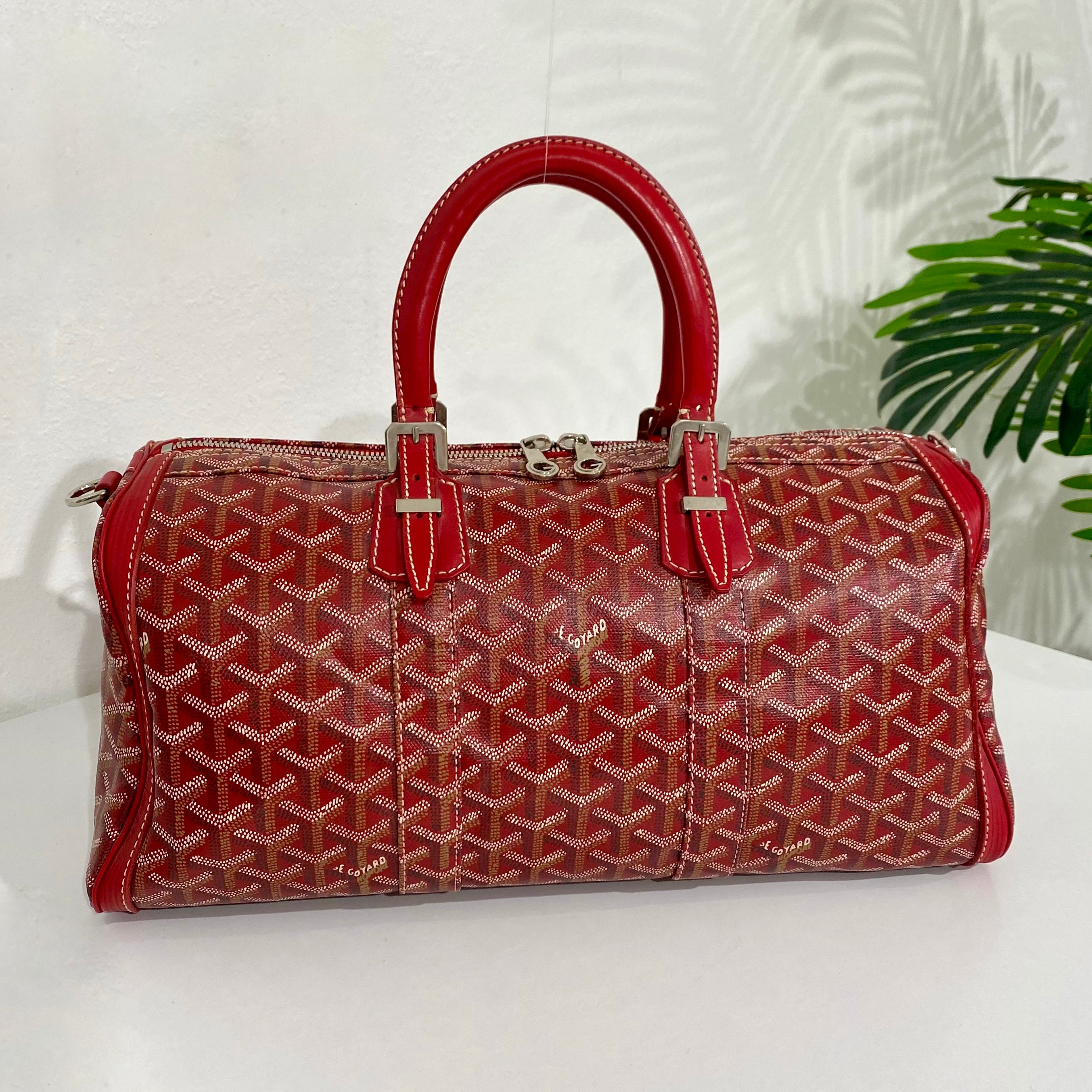 Goyard Red Croisiere 50 Duffle – Shop Luxe Society