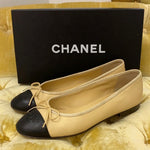 Chanel Cap Toe Ballet Flats