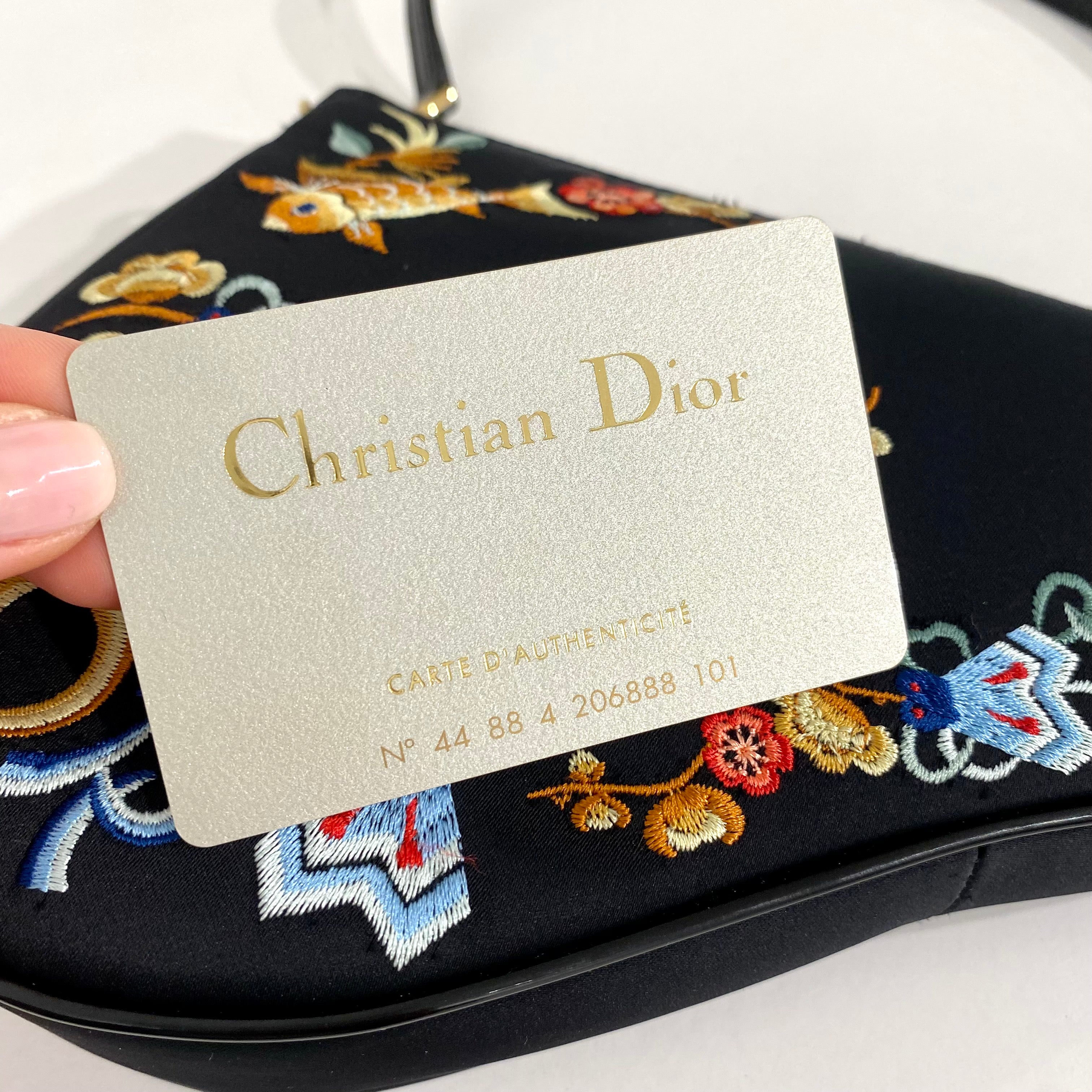 LIMITED EDITION Christian Dior by John Galliano Embroidery Saddle