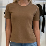 Chanel Brown Knit Top