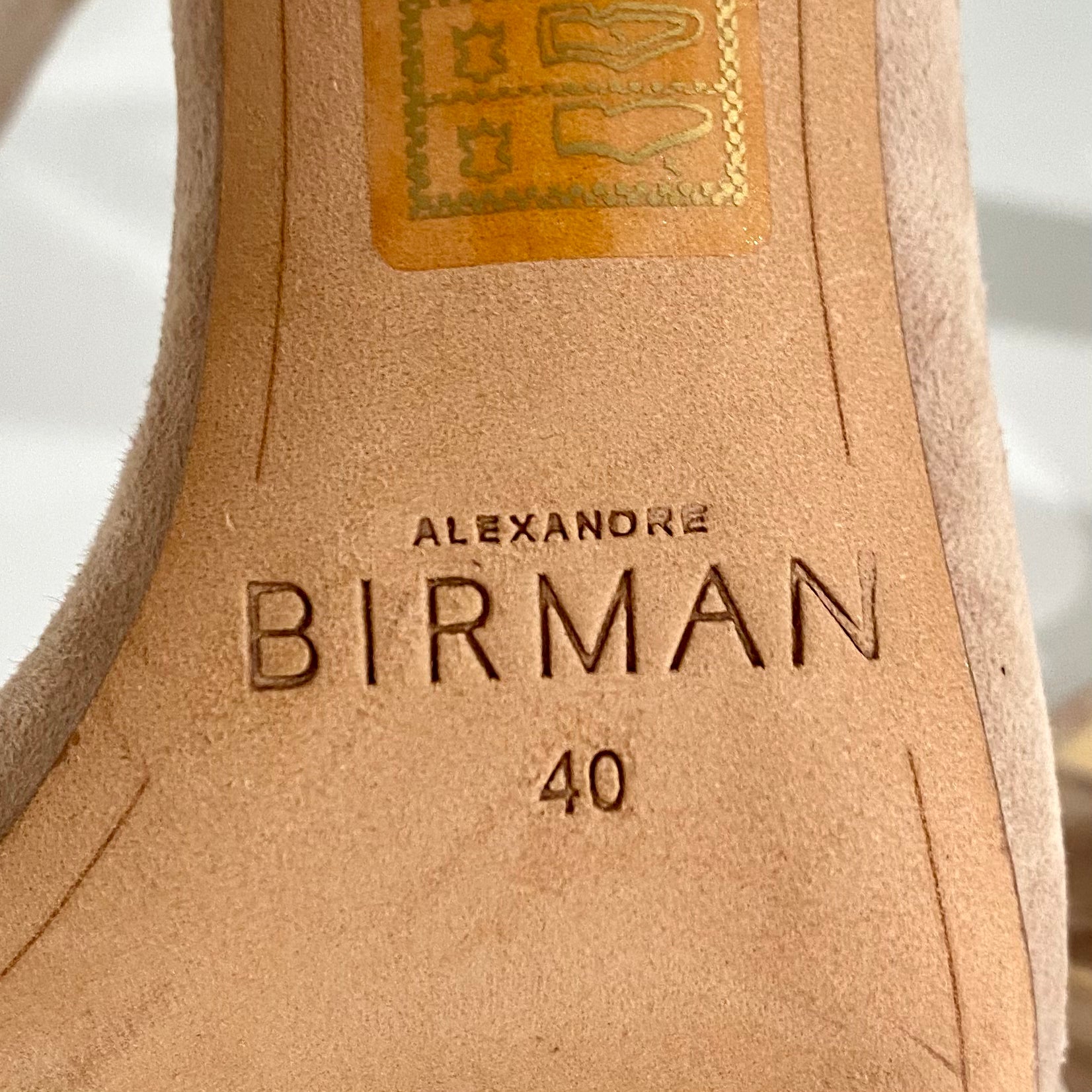 Alexandre Birman Beige Clarita Sandals