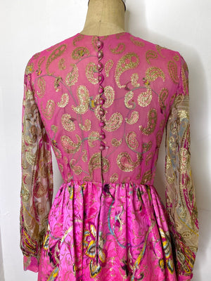 Oscar de la Renta 1960s Couture Gown