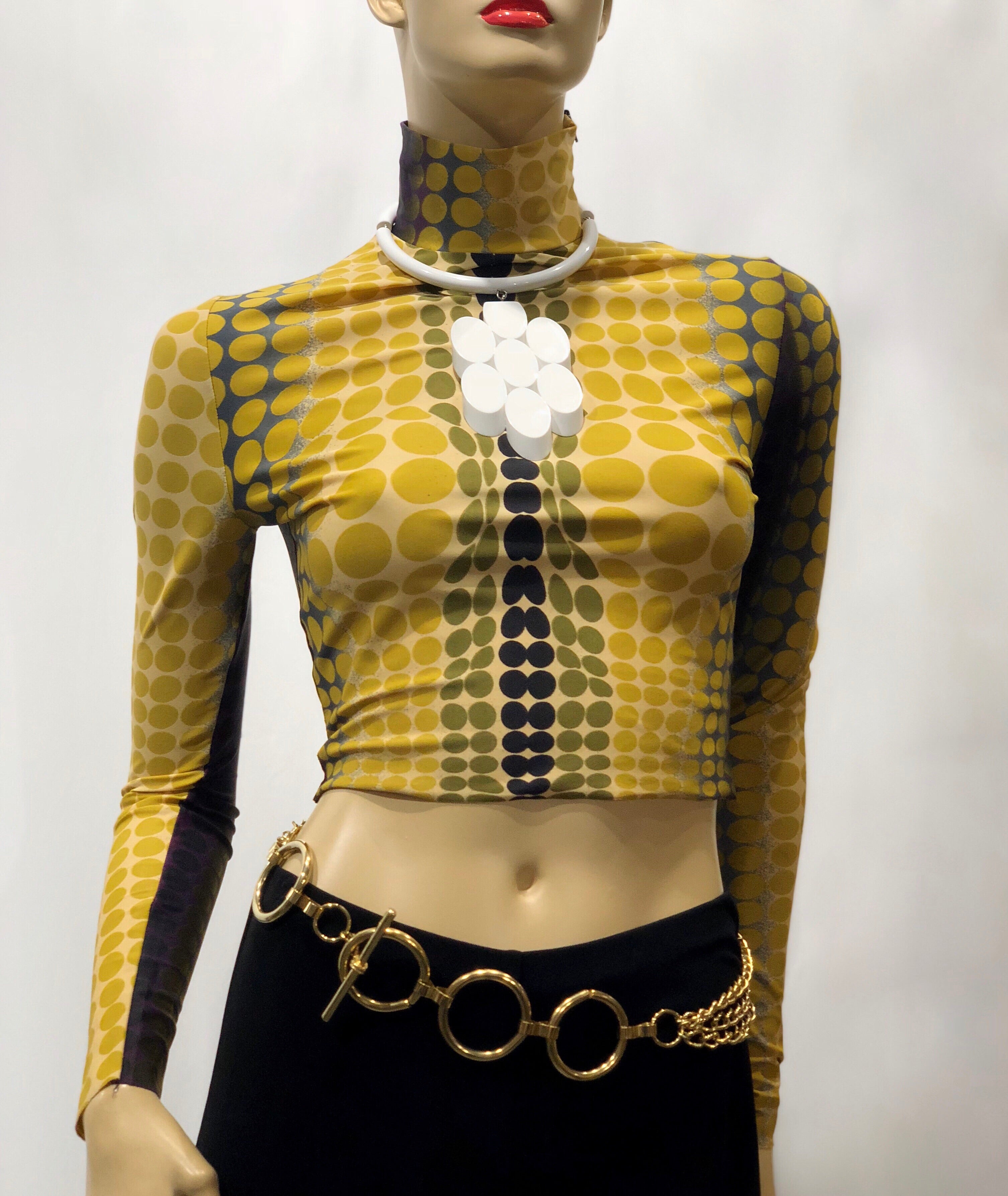 Jean Paul Gaultier Mad Max crop top