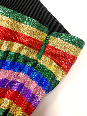 Gucci Iridescent Pleated Midi Skirt – Dina C's Fab and Funky Gucci Iridescent Pleated Midi Skirt – Dina C's Fab and Funky