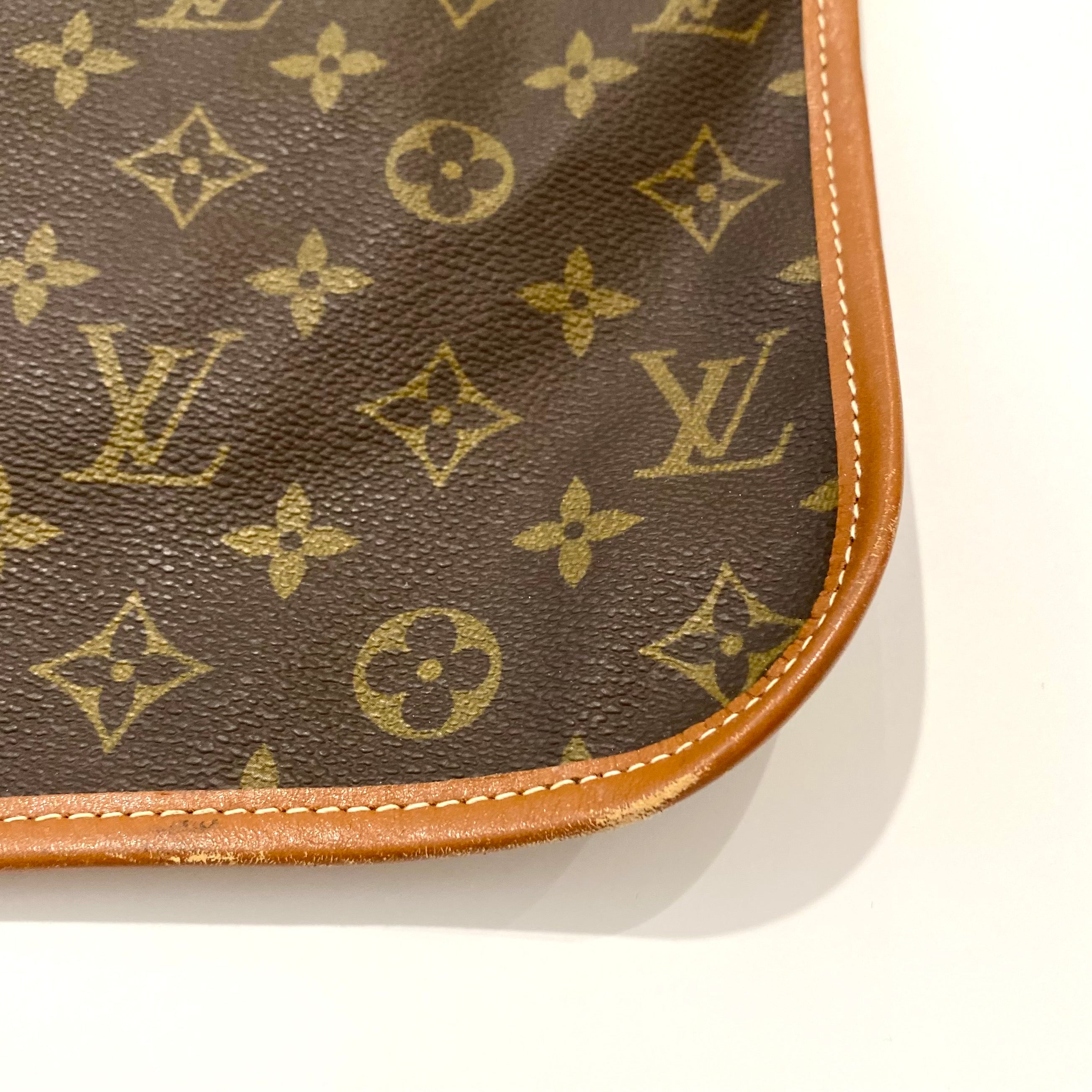 Vintage Louis Vuitton Bag 11x19 With Tag Read Description 1970-1990 #2475