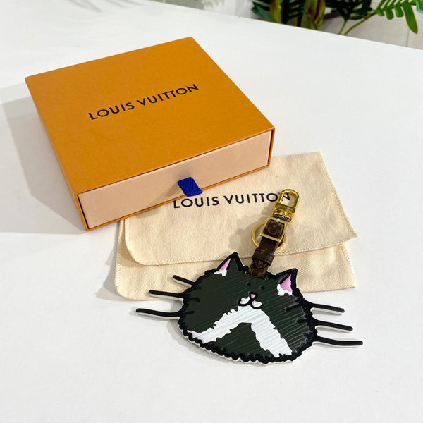 Louis Vuitton X Grace Coddington Catogram Bag Charm And Key Holder