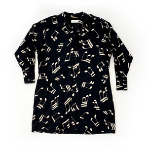 Saint laurent music note shirt best sale