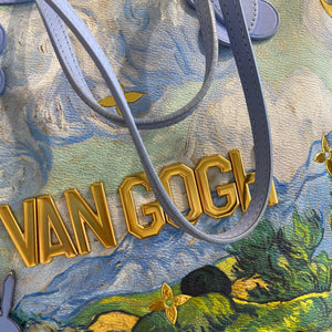 Louis Vuitton Coated Canvas Jeff Koons Vincent Van Gogh Neverfull mm Gold Hardware, 2017 (Very Good), Womens Handbag