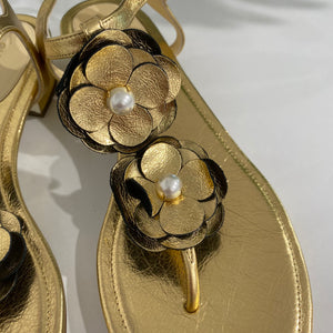 Chanel 2025 flower sandals