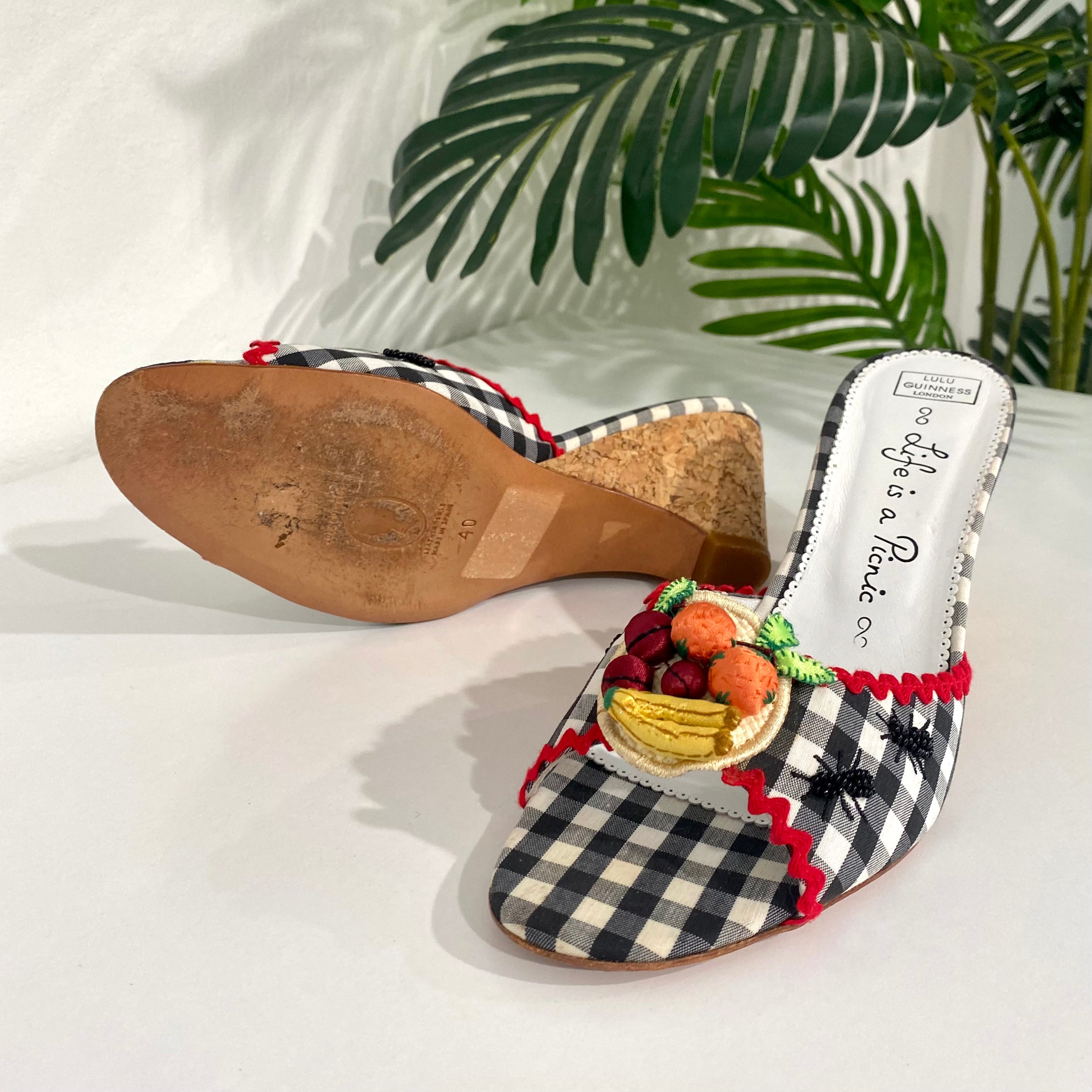 Lulu Guinness Picnic Sandals