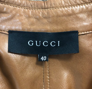 Gucci Vintage Monogram and Leather Coat